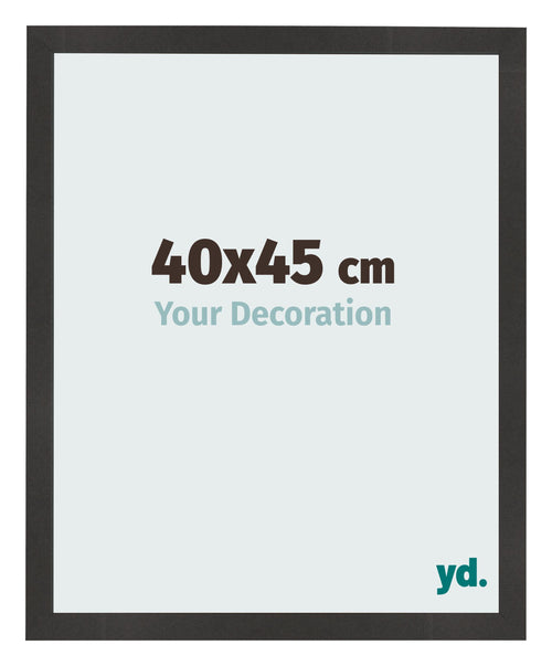 Photo Frame 40x45 cm Black Matte MDF Bologna Front Size | Yourdecoration.co.uk