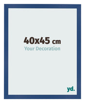 Photo Frame 40x45 cm Dark Blue MDF Bologna Front Size | Yourdecoration.co.uk