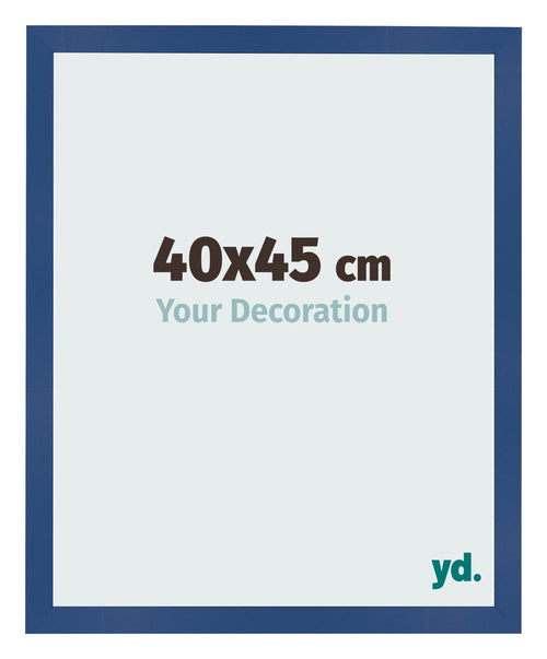Photo Frame 40x45 cm Dark Blue MDF Bologna Front Size | Yourdecoration.co.uk