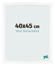 Photo Frame 40x45 cm White Matte MDF Bologna Front Size | Yourdecoration.co.uk