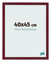 Photo Frame 40x45 cm Wine Red Swept MDF Bologna Front Size | Yourdecoration.co.uk