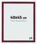 Photo Frame 40x45 cm Wine Red Swept MDF Bologna Front Size | Yourdecoration.co.uk