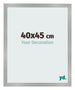 Photo Frame 40x45cm Aluminum Brushed MDF Bologna Front Size | Yourdecoration.co.uk