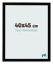 Photo Frame 40x45cm Black High Gloss MDF Bologna Front Size | Yourdecoration.co.uk