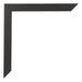 Photo Frame 40x45cm Black Matte MDF Bologna Detail Corner | Yourdecoration.co.uk