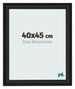 Photo Frame 40x45cm Black Woodgrain MDF Lazio Front Size | Yourdecoration.co.uk