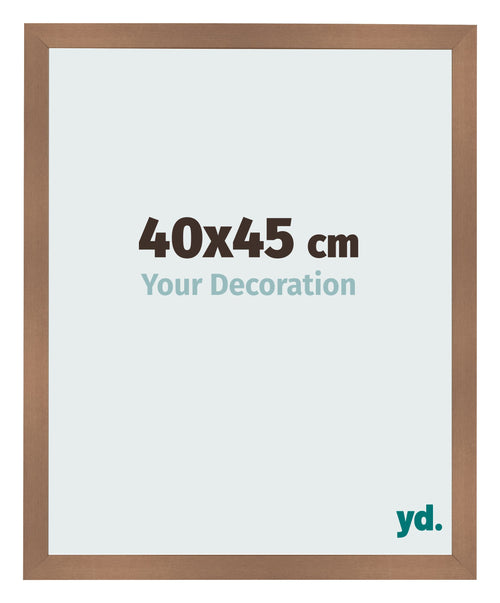 Photo Frame 40x45cm Copper Design MDF Bologna Front Size | Yourdecoration.co.uk