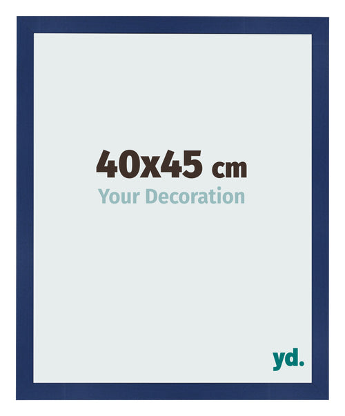 Photo Frame 40x45cm Dark Blue Swept MDF Bologna Front Size | Yourdecoration.co.uk