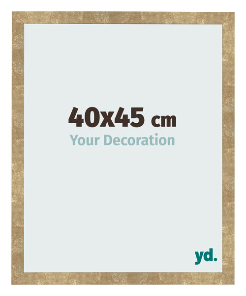 Photo Frame 40x45cm Gold Antique MDF Bologna Front Size | Yourdecoration.co.uk