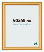 Photo Frame 40x45cm Gold Matte MDF Lazio Front Size | Yourdecoration.co.uk
