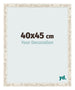 Photo Frame 40x45cm White Vintage MDF Bologna Front Size | Yourdecoration.co.uk