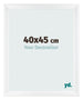 Photo Frame 40x45cm White Vintage MDF Pisa Front Size | Yourdecoration.co.uk