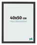 Photo Frame 40x50 cm Black Matte MDF Bologna Front Size | Yourdecoration.co.uk