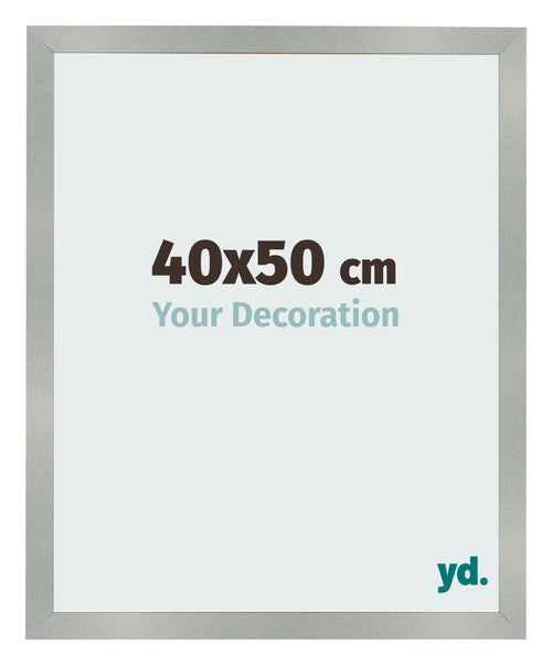 Photo Frame 40x50cm Aluminum Brushed MDF Bologna Front Size | Yourdecoration.co.uk