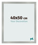 Photo Frame 40x50cm Aluminum Brushed MDF Bologna Front Size | Yourdecoration.co.uk