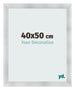 Photo Frame 40x50cm Aluminum Brushed MDF Pisa Front Size | Yourdecoration.co.uk