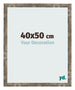 Photo Frame 40x50cm Blue Gold Melange MDF Bologna Front Size | Yourdecoration.co.uk