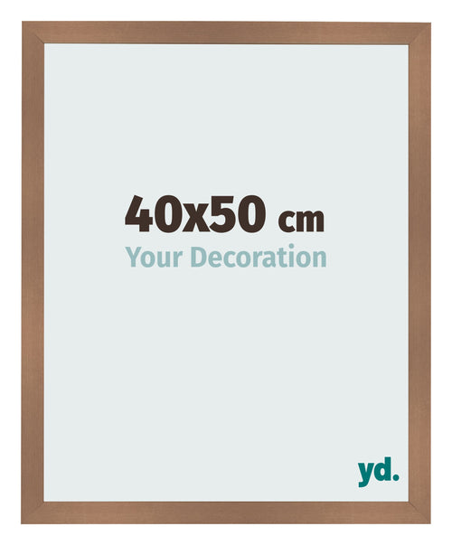 Photo Frame 40x50cm Copper Design MDF Bologna Front Size | Yourdecoration.co.uk