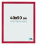 Photo Frame 40x50cm Red MDF Bologna Front Size | Yourdecoration.co.uk