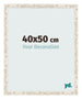 Photo Frame 40x50cm White Vintage MDF Bologna Front Size | Yourdecoration.co.uk