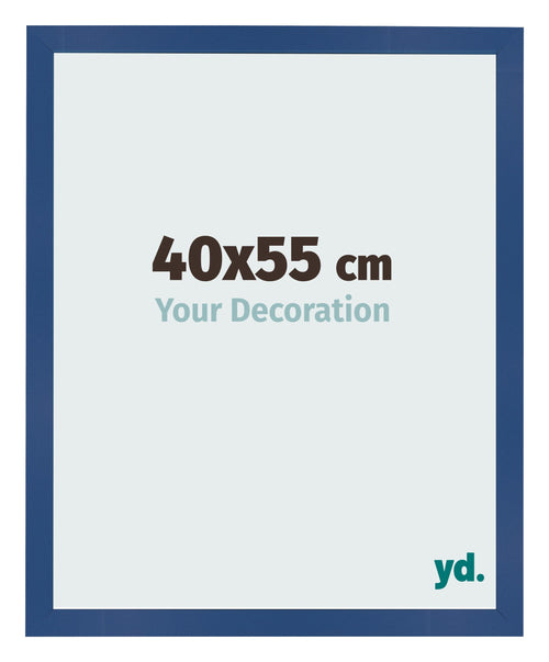 Photo Frame 40x55 cm Dark Blue MDF Bologna Front Size | Yourdecoration.co.uk