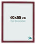 Photo Frame 40x55 cm Wine Red Swept MDF Bologna Front Size | Yourdecoration.co.uk