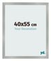 Photo Frame 40x55cm Aluminum Brushed MDF Bologna Front Size | Yourdecoration.co.uk