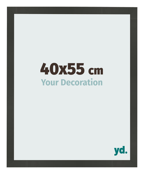 Photo Frame 40x55cm Anthracite MDF Bologna Front Size | Yourdecoration.co.uk