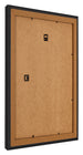 Photo Frame 40x55cm Black Woodgrain MDF Lazio Back Oblique | Yourdecoration.co.uk