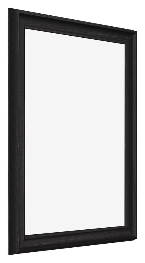 Photo Frame 40x55cm Black Woodgrain MDF Lazio Front Oblique | Yourdecoration.co.uk