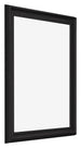 Photo Frame 40x55cm Black Woodgrain MDF Lazio Front Oblique | Yourdecoration.co.uk