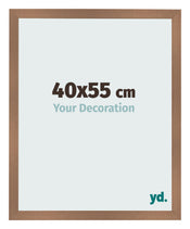 Photo Frame 40x55cm Copper Design MDF Bologna Front Size | Yourdecoration.co.uk