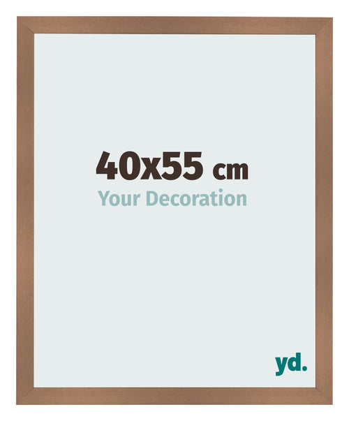 Photo Frame 40x55cm Copper Design MDF Bologna Front Size | Yourdecoration.co.uk