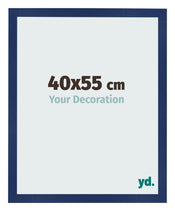 Photo Frame 40x55cm Dark Blue Swept MDF Bologna Front Size | Yourdecoration.co.uk