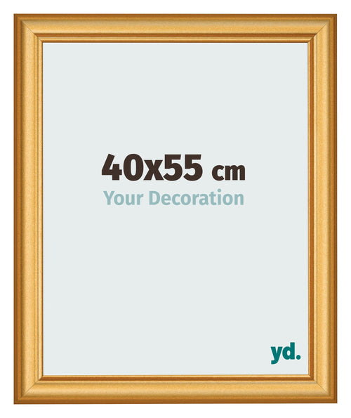 Photo Frame 40x55cm Gold Matte MDF Lazio Front Size | Yourdecoration.co.uk