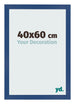 Photo Frame 40x60 cm Dark Blue MDF Bologna Front Size | Yourdecoration.co.uk