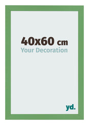 Photo Frame 40x60 cm Green MDF Bologna Front Size | Yourdecoration.co.uk