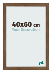 Photo Frame 40x60 cm Oak Rustic MDF Bologna Front Size | Yourdecoration.co.uk