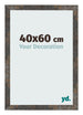 Photo Frame 40x60 cm Oxidized Metal MDF Bologna Front Size | Yourdecoration.co.uk