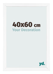 Photo Frame 40x60 cm White Matte MDF Bologna Front Size | Yourdecoration.co.uk
