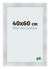 Photo Frame 40x60cm Aluminum Brushed MDF Pisa Front Size | Yourdecoration.co.uk