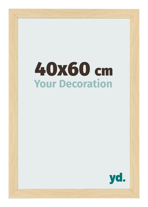 Photo Frame 40x60cm Beech Design MDF Bologna Front Size | Yourdecoration.co.uk