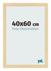 Photo Frame 40x60cm Beech Design MDF Bologna Front Size | Yourdecoration.co.uk