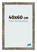 Photo Frame 40x60cm Blue Gold Melange MDF Bologna Front Size | Yourdecoration.co.uk