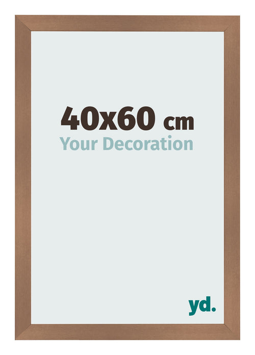 Photo Frame 40x60cm Copper Design MDF Bologna Front Size | Yourdecoration.co.uk