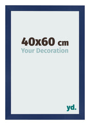 Photo Frame 40x60cm Dark Blue Swept MDF Bologna Front Size | Yourdecoration.co.uk