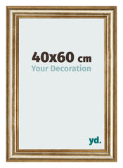 Photo Frame 40x60cm Gold Antique MDF Lazio Front Size | Yourdecoration.co.uk