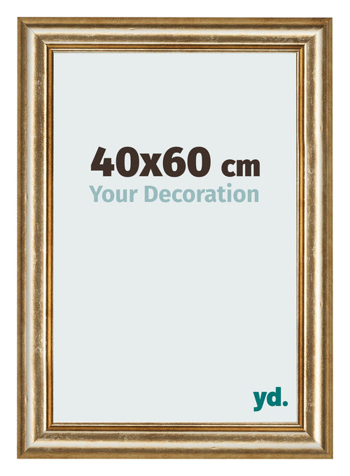 Photo Frame 40x60cm Gold Antique MDF Lazio Front Size | Yourdecoration.co.uk