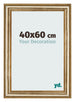 Photo Frame 40x60cm Gold Antique MDF Lazio Front Size | Yourdecoration.co.uk