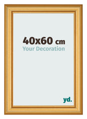 Photo Frame 40x60cm Gold Matte MDF Lazio Front Size | Yourdecoration.co.uk